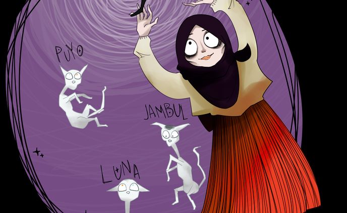 Tim Burton Style - Self Portrait