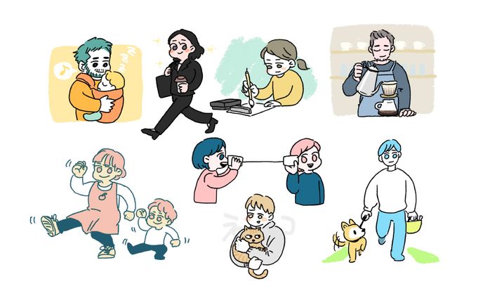 live2dイラスト、ライフスタイル