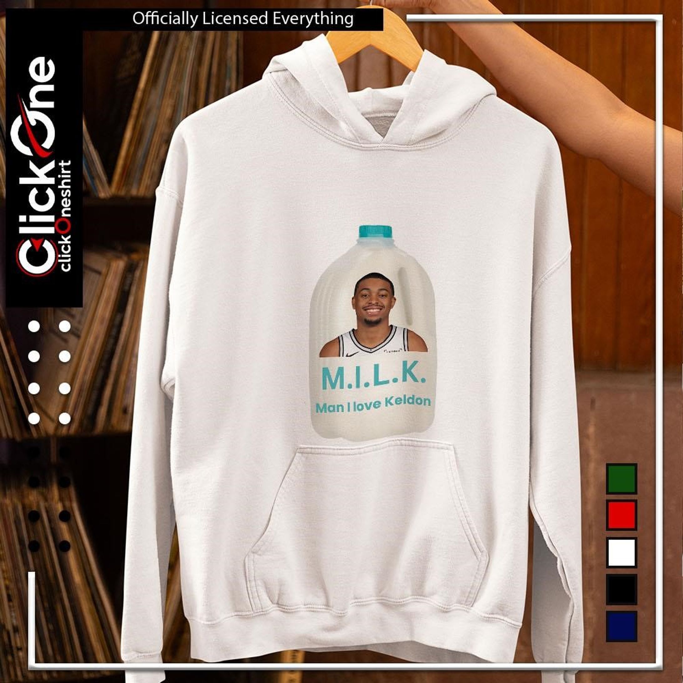MILK Man I love Keldon Hoodie-1