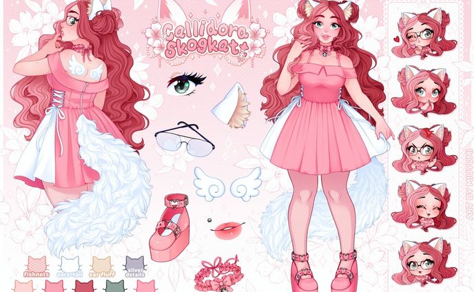 Character sheet commission for lovely LadyRawrr! 💕

https://www.twitch.tv/ladyrawrr

 #charactersheet #charactersheetdesign #charactersheetcommission #characterdesign #cutegirl #kemonomimi #pinkhair #redhair #streamer #artstreamer #twitchstreamer #digitalartist #commissionsareopen #commissionsopen #digitalart #digitalartwork #digitaldrawing #smallartist #smallartists
