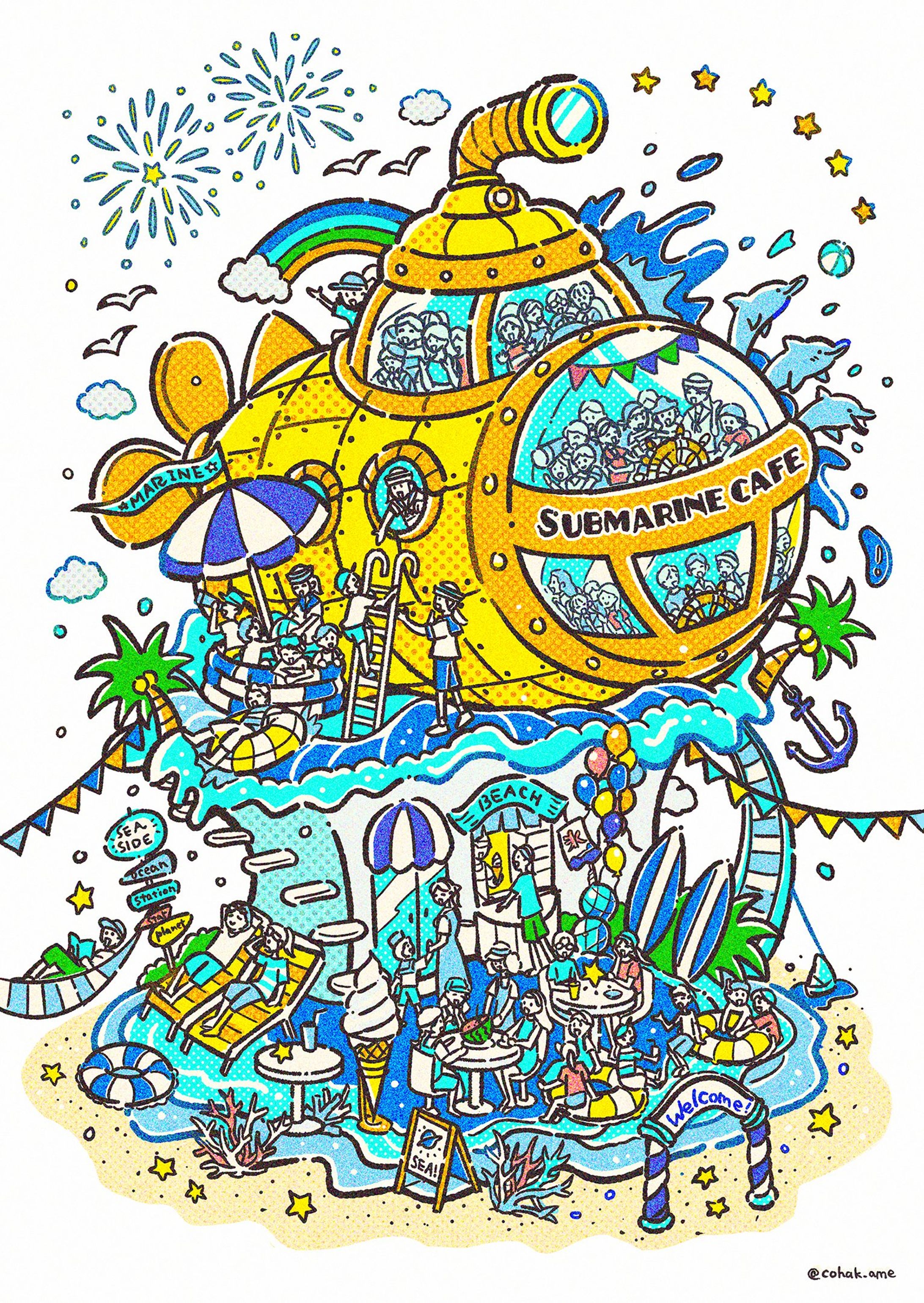 【展示】つくしアートイベントイラスト-1