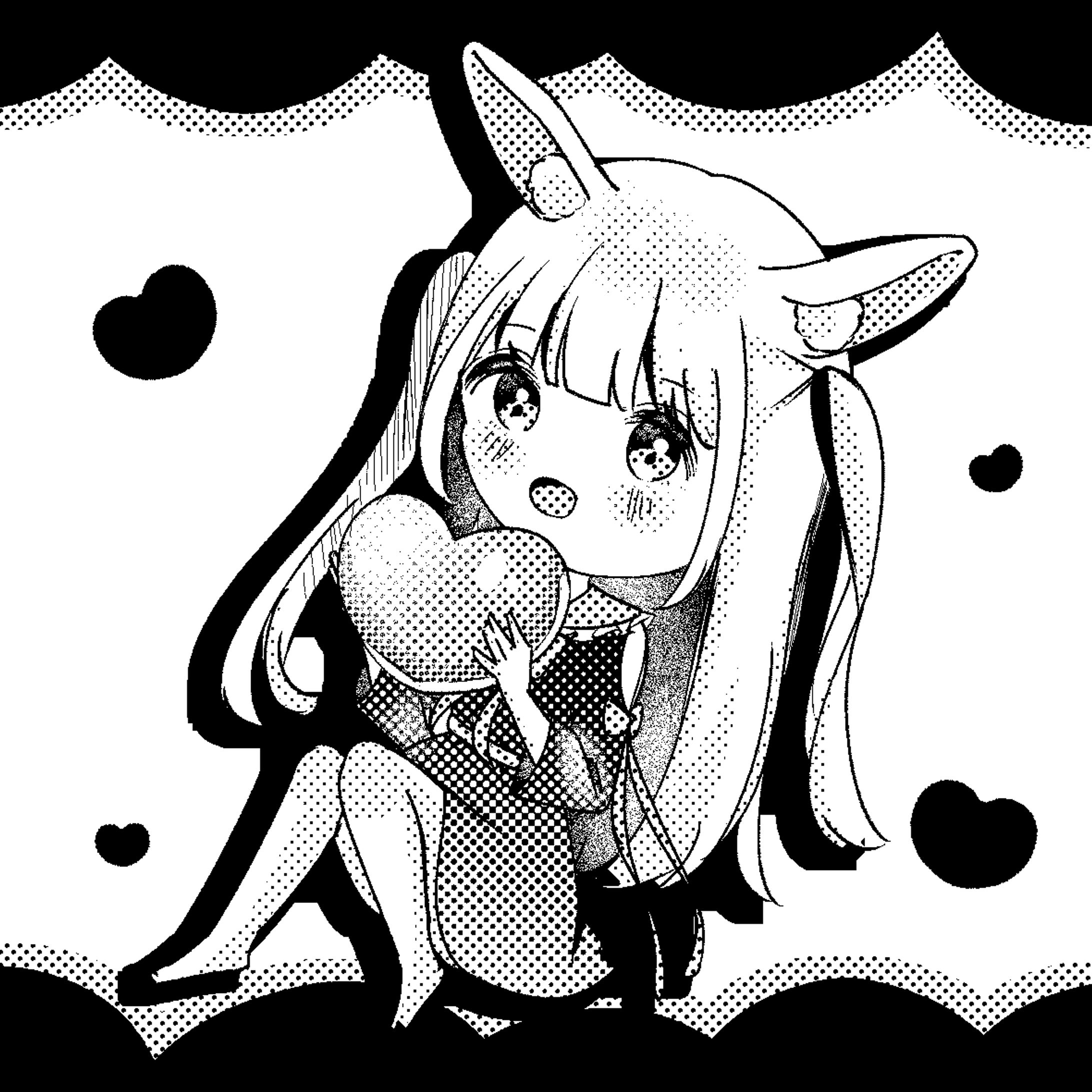 アイコン用モノクロSDイラスト-1