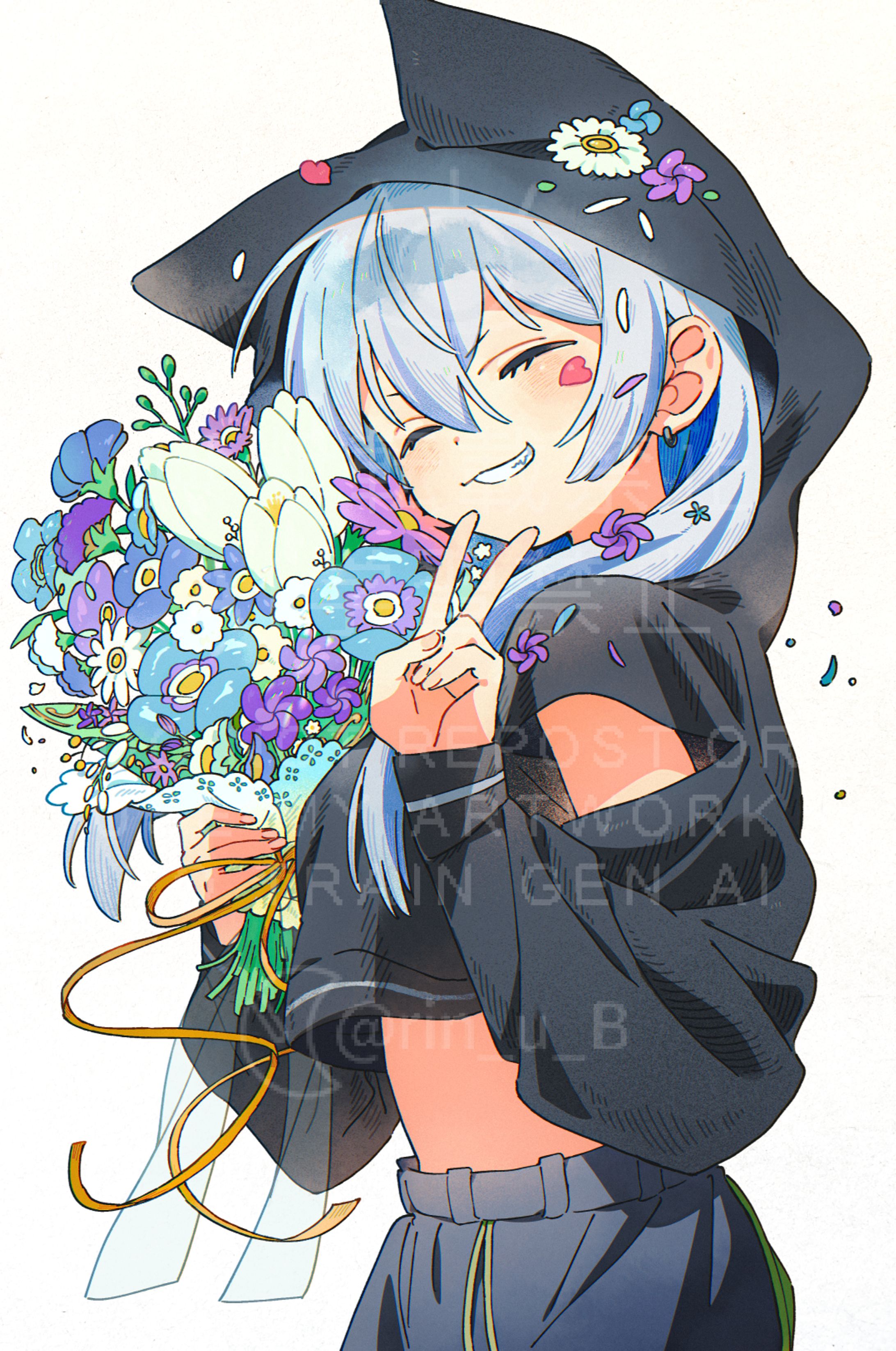 【一枚イラスト】ごまちーず様/オリジナルキャラクター-1