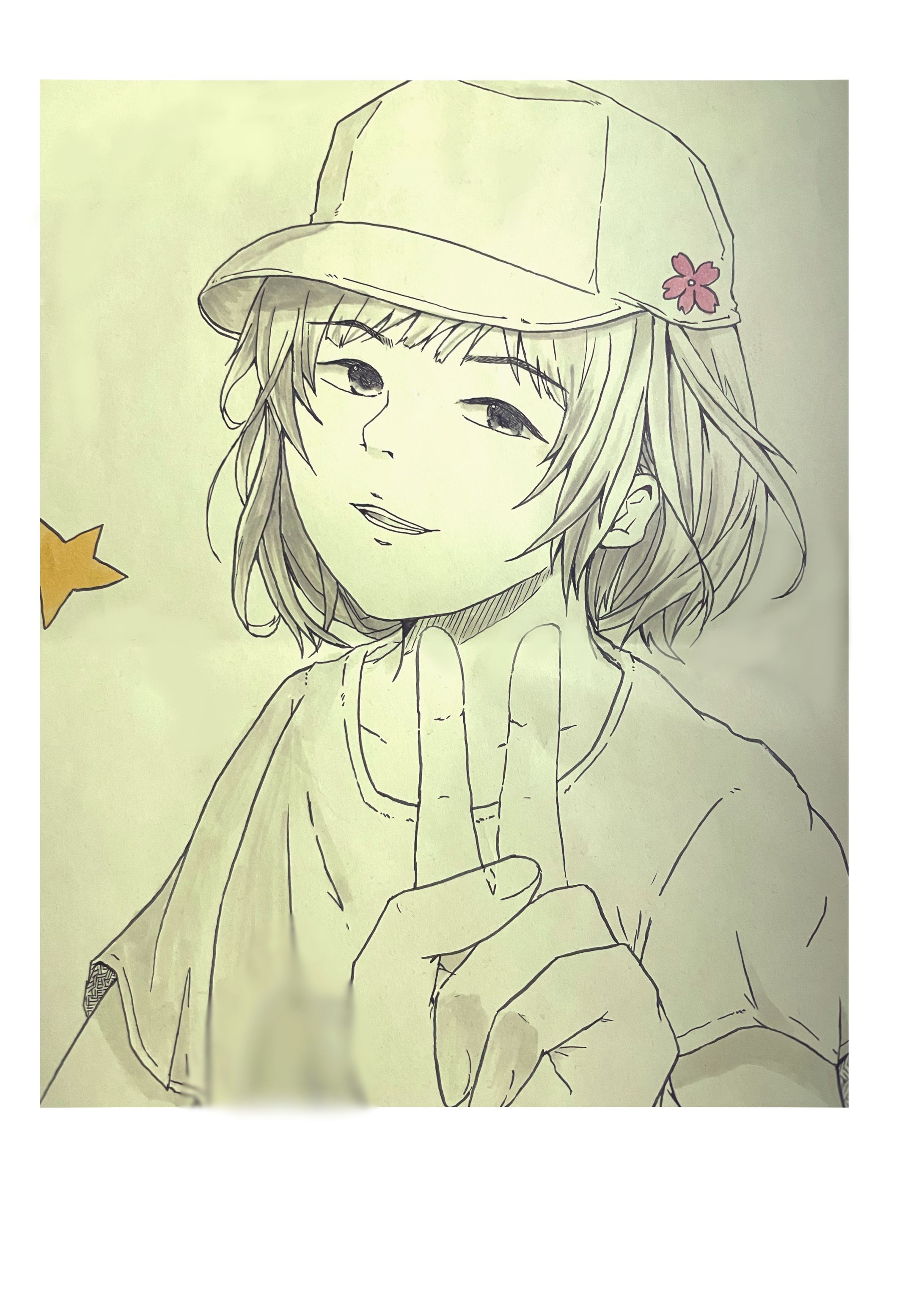 似顔絵イラスト（アナログ）-1