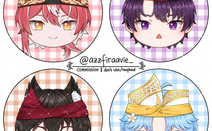 Fanmerch - Pin (SOL.4CE Vtuber)