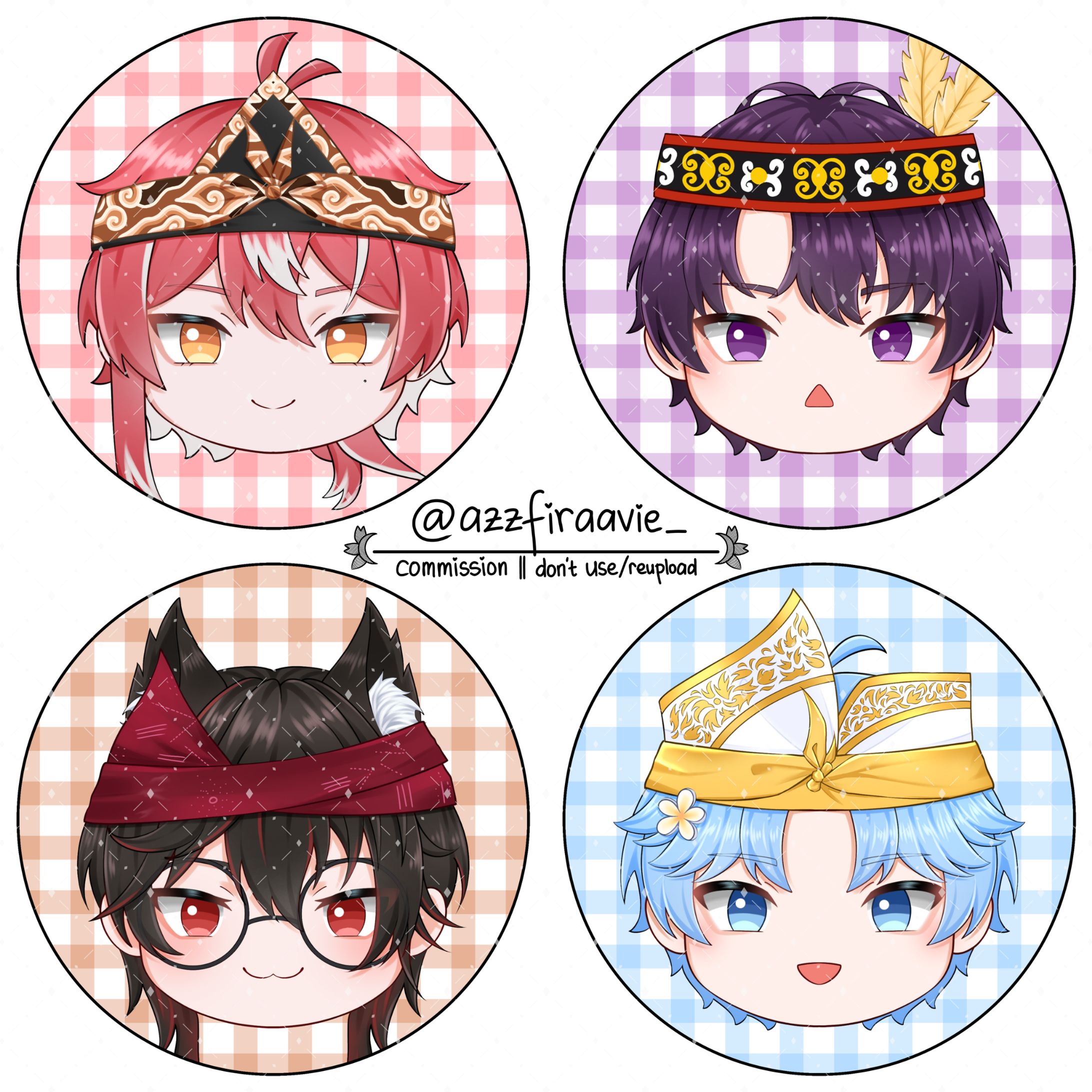 Fanmerch - Pin (SOL.4CE Vtuber)-1