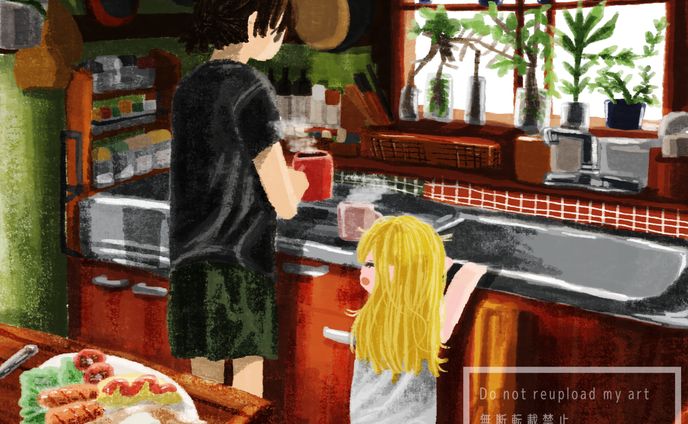 朝ごはん　