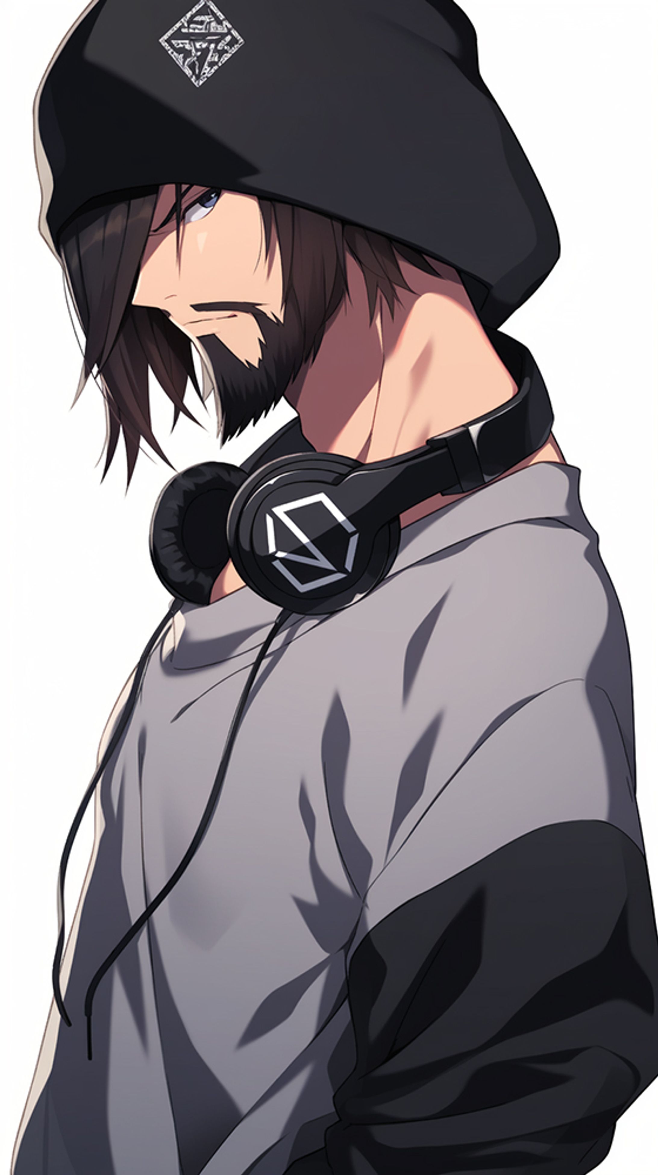 オリジナルイラスト(チョイ悪DJおじさん)-1