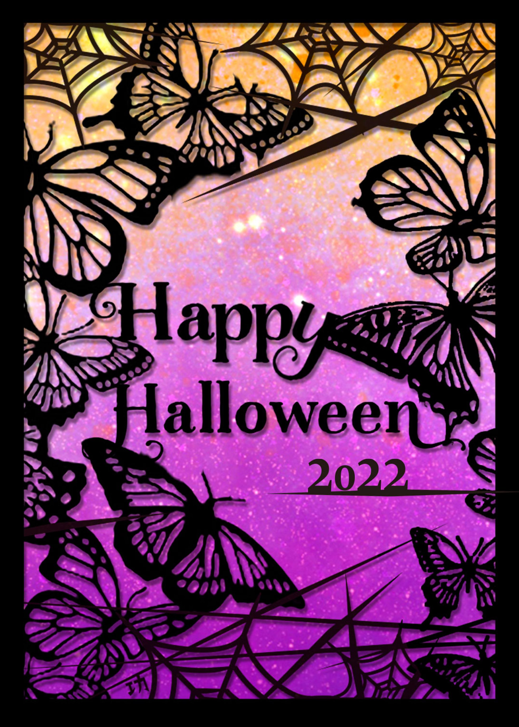 2022ハロウィン（切り絵）-1