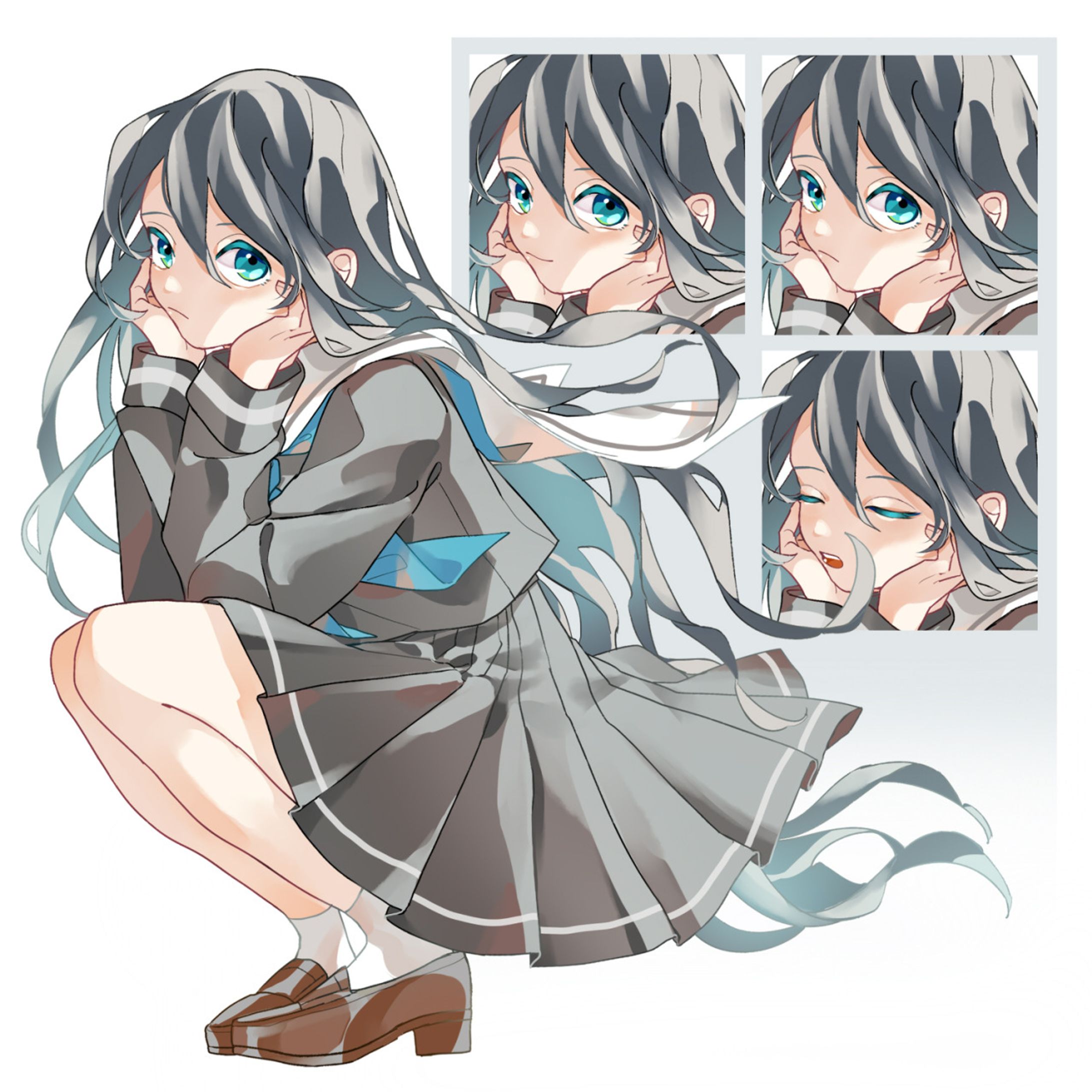 ▼セーラー服の女の子-1