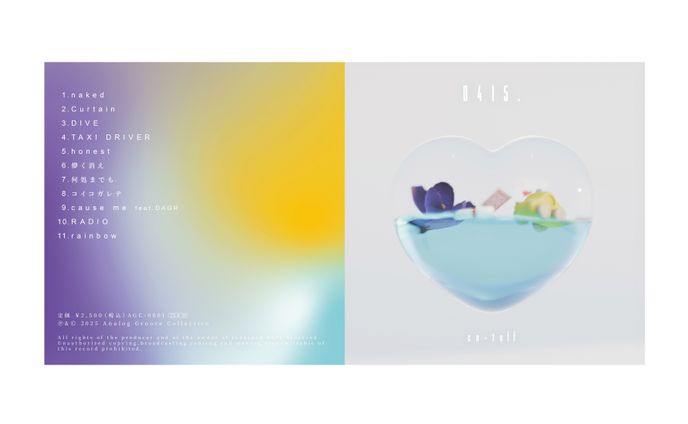 「0415.」アルバムデザイン