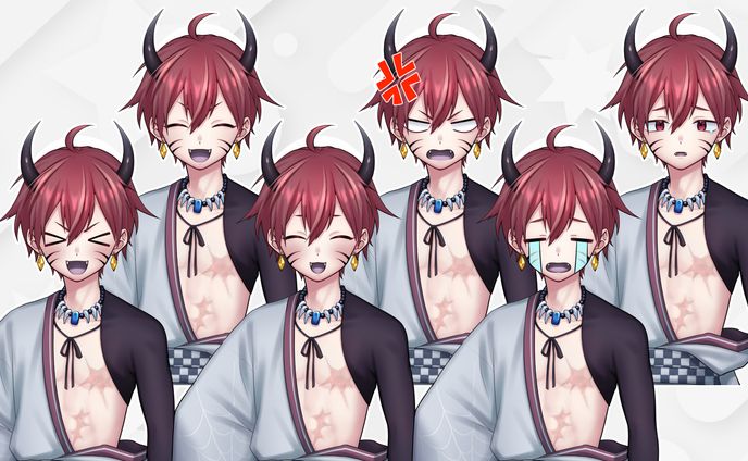 源ちょす様 立ち絵イラスト/表情差分