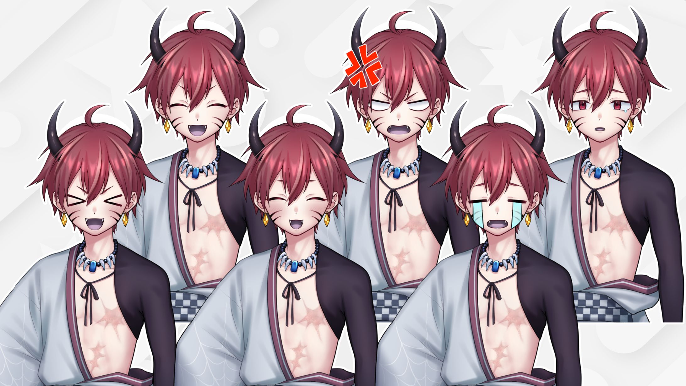 源ちょす様 立ち絵イラスト/表情差分-1