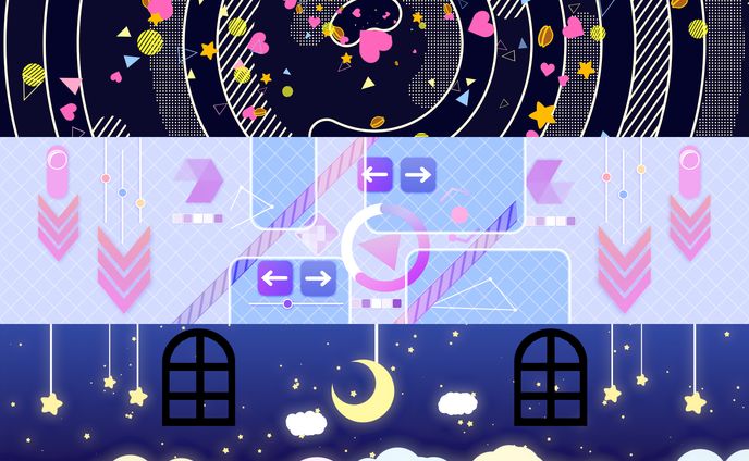 コネクトライブ MORE MORE JUMP！× ワンダーランズ×ショウタイム わん！もあ！HAPPY TIME 背景映像