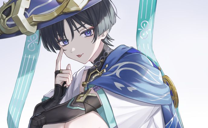 原神　ファンアート