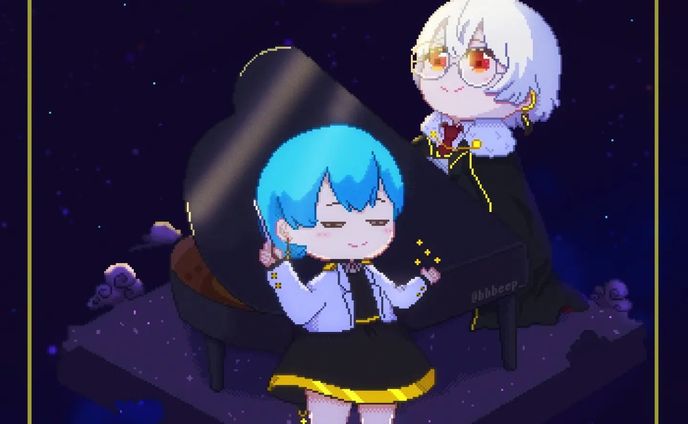 Twilight Orchestra Act 1: Symphony of Stars. It will be available as sticker on Booth tonight!
.
.
.
#art #pixelart #digitaldrawing #ibispaint #digitalart #originalcharacter #oc #beepblopocs #illust #illustration #artoninstagram #artistsoninstagram