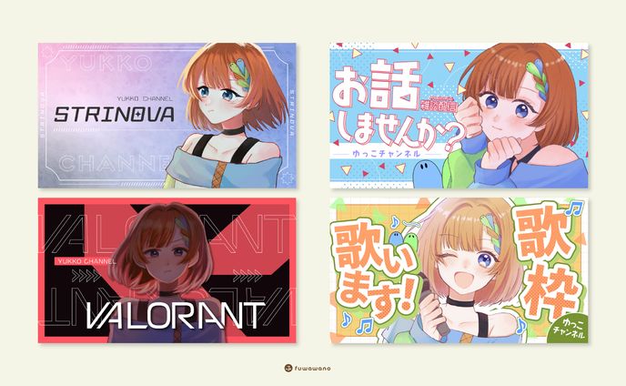 ゆっこ様 / サムネイルデザイン・イラスト
