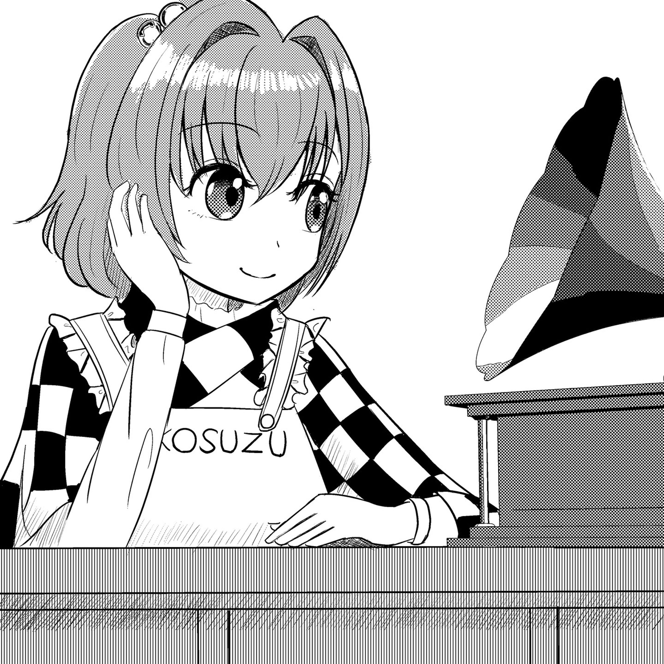 モノクロ小鈴
#東方project #本居小鈴 #touhouproject #kosuzumotoori #touhoufanart-1