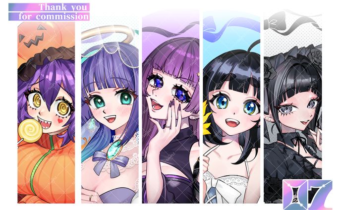 バストアップイラストのご依頼