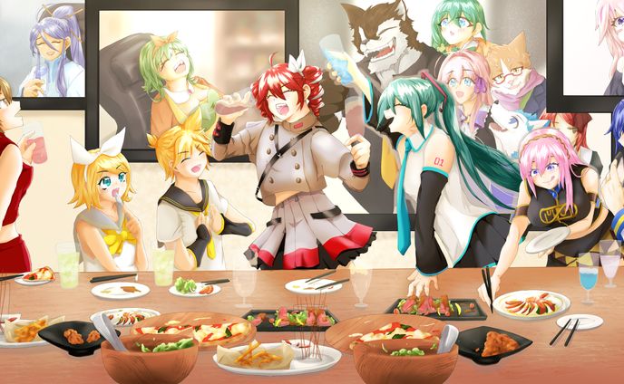 フォロワーさんのオリジナル曲用イラスト