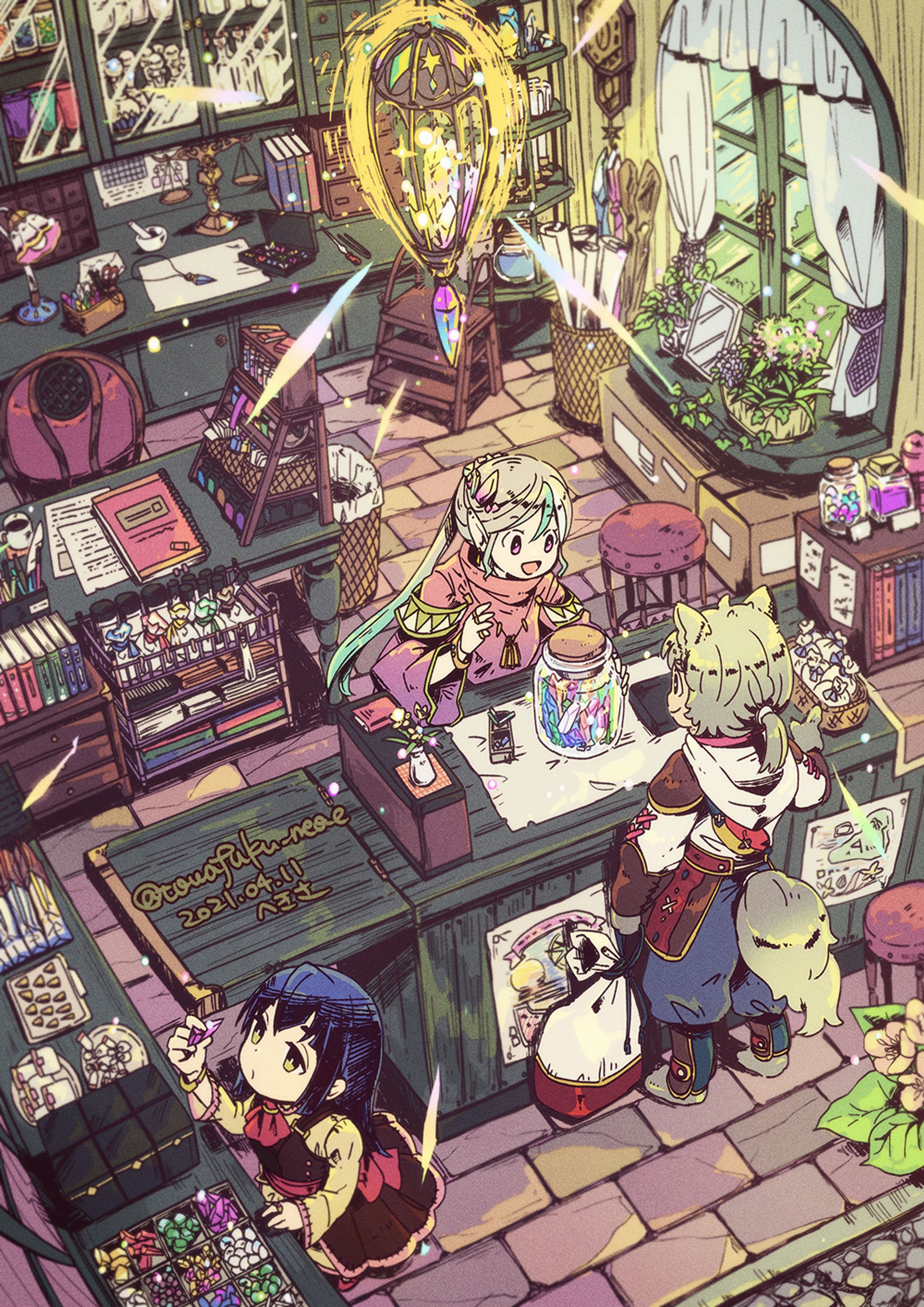 【創作】魔法雑貨店-1