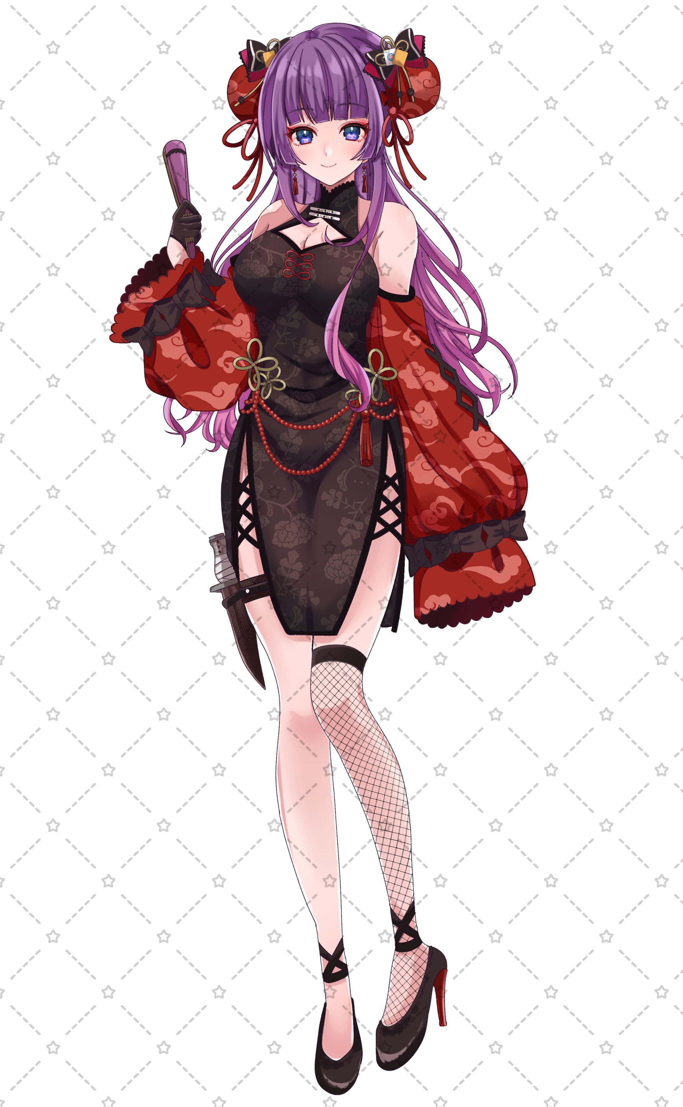 中華風の女性-1