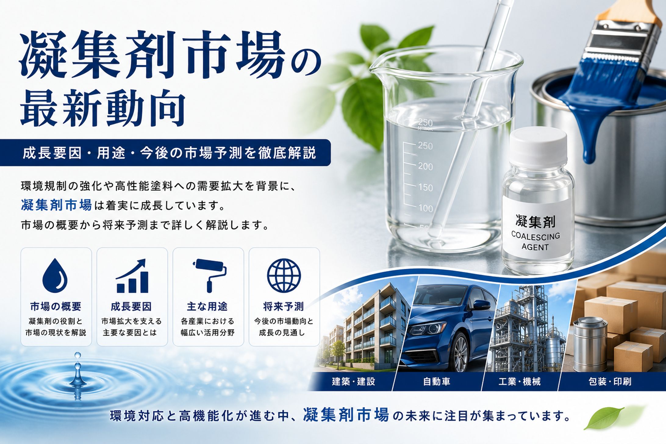 凝集剤市場：環境配慮型コーティング需要の拡大で成長が加速-1