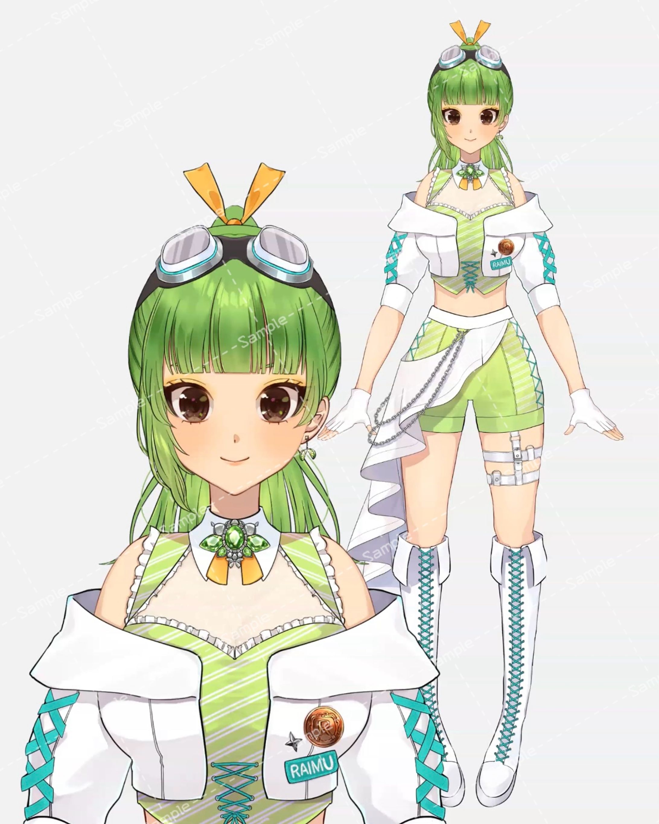 【ご依頼】VTuber パーツ分けイラスト-1