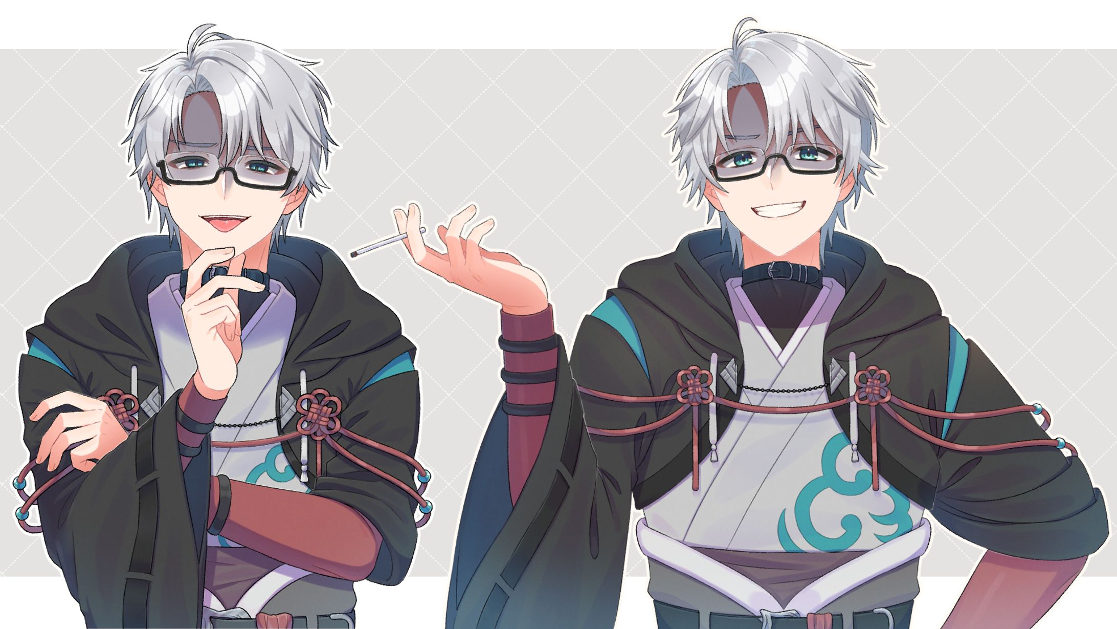 【お仕事】汐之結様　バストアップイラスト-1