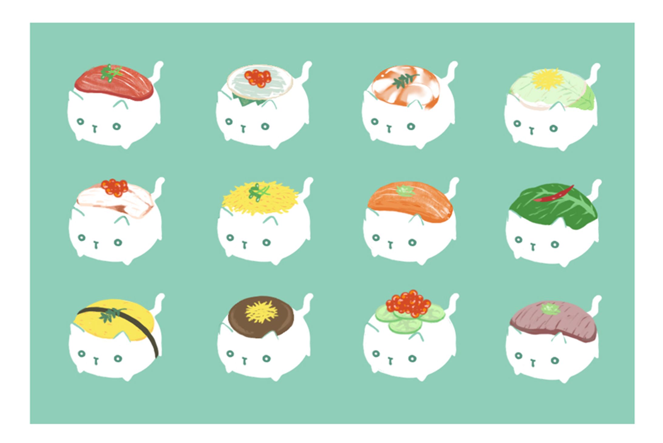 ふくらねこの手毬寿司-1