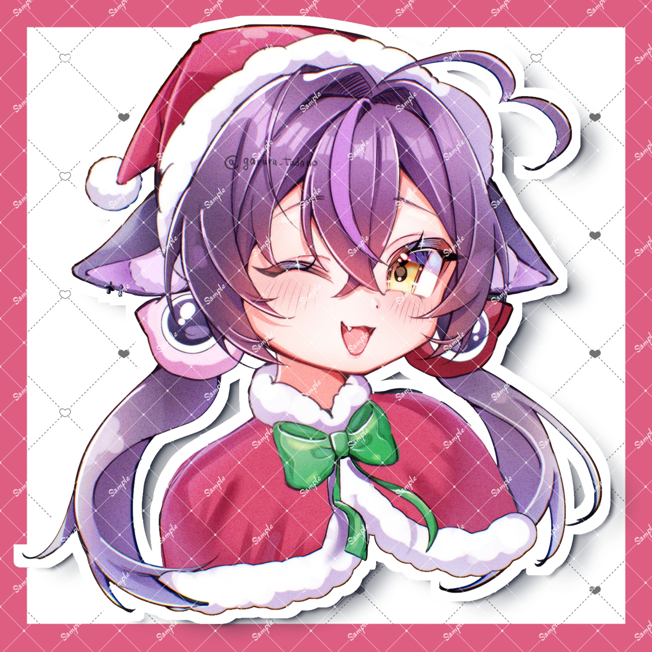 簡易等身OC 肩上 アイコンクリスマス-1