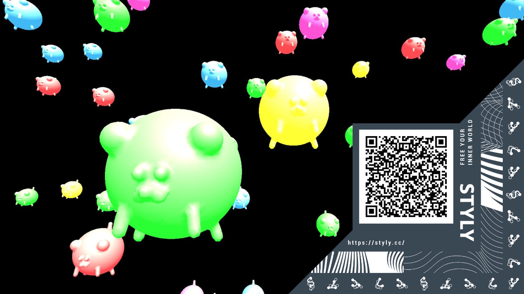 [AR marker] Poping dog-1