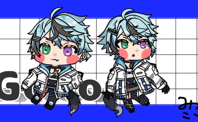 Vtuber GoRouさんのSDファンアート