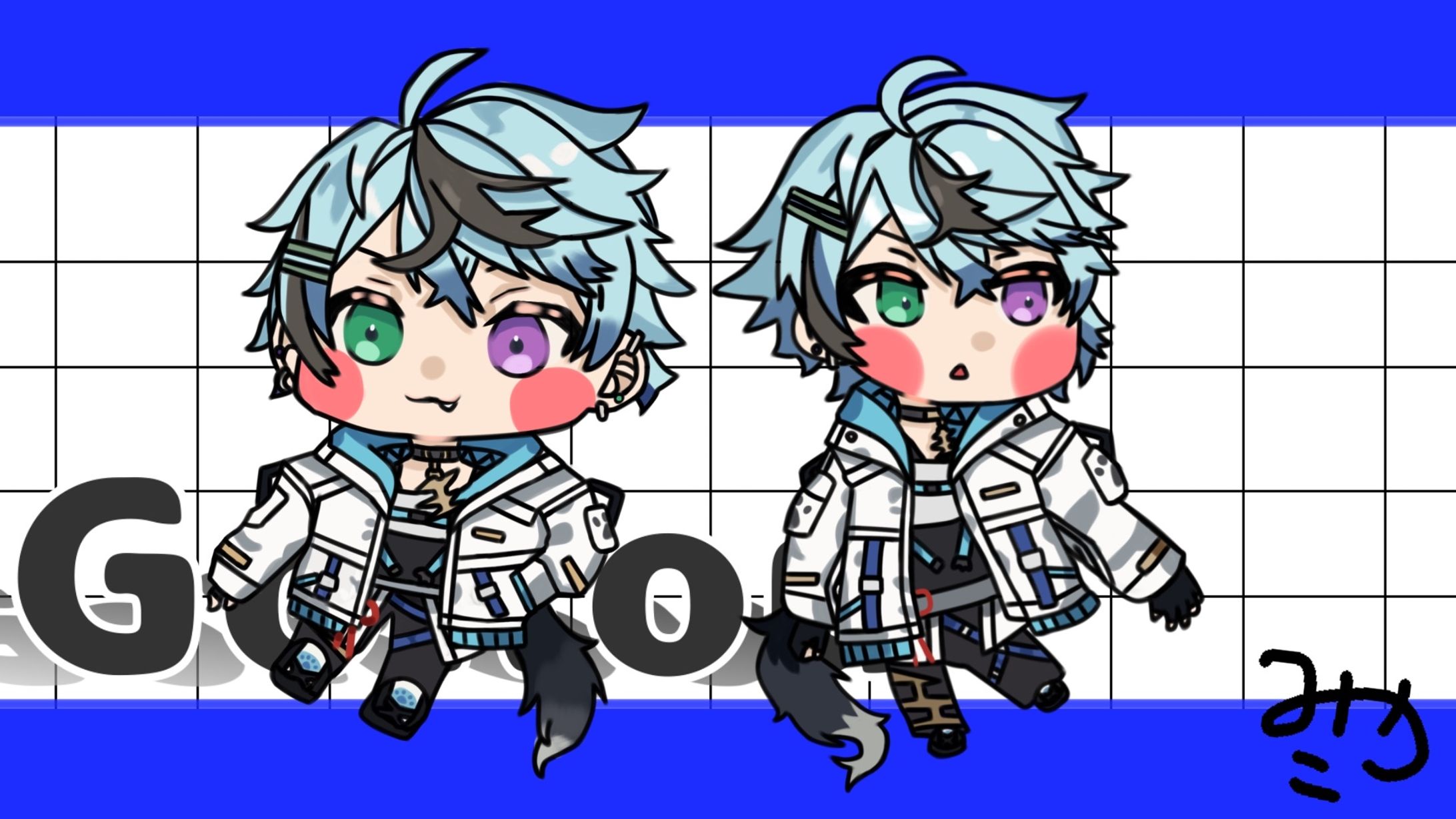 Vtuber GoRouさんのSDファンアート-1