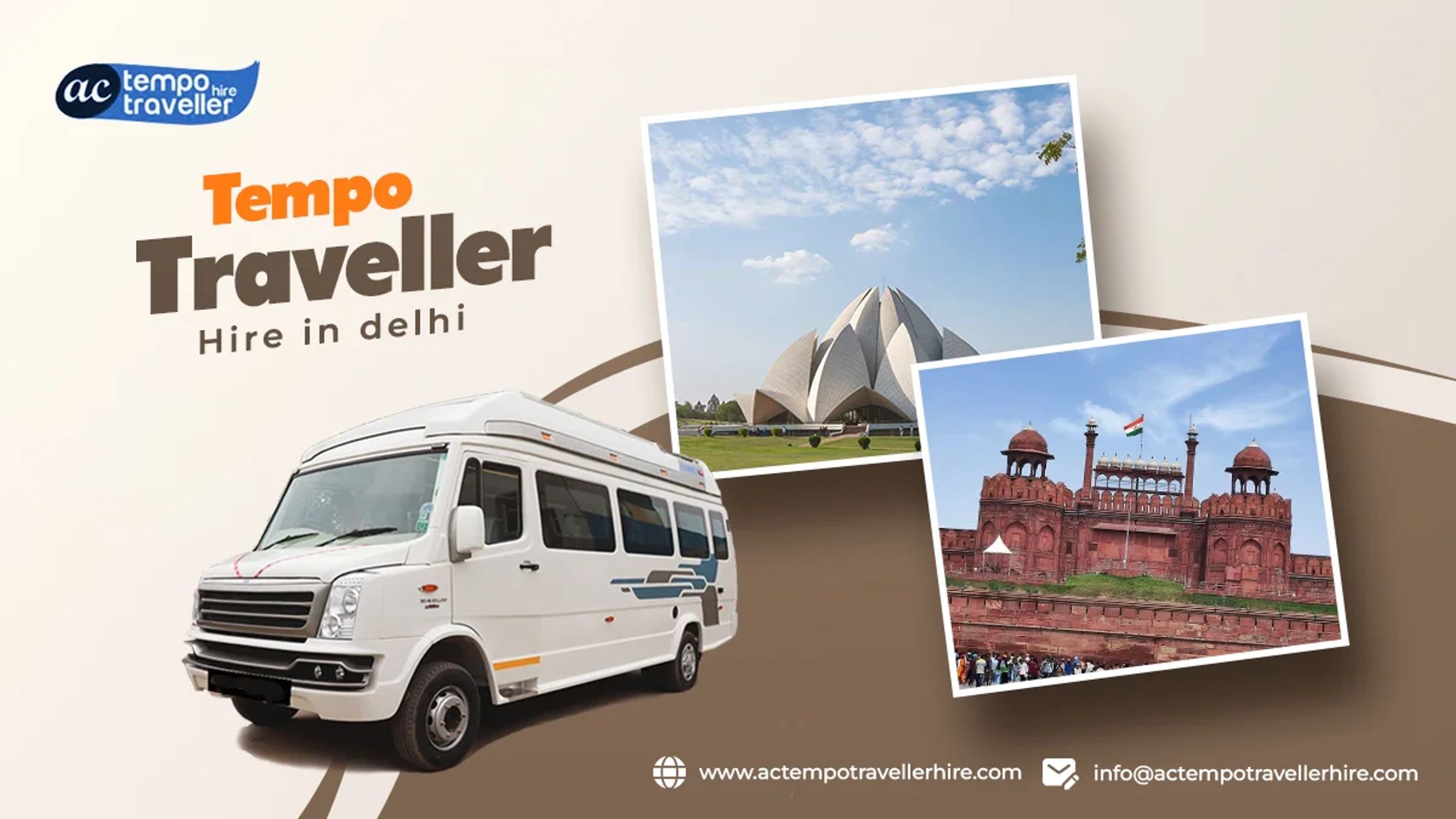 Ac Tempo Traveller Hire in Delhi-1