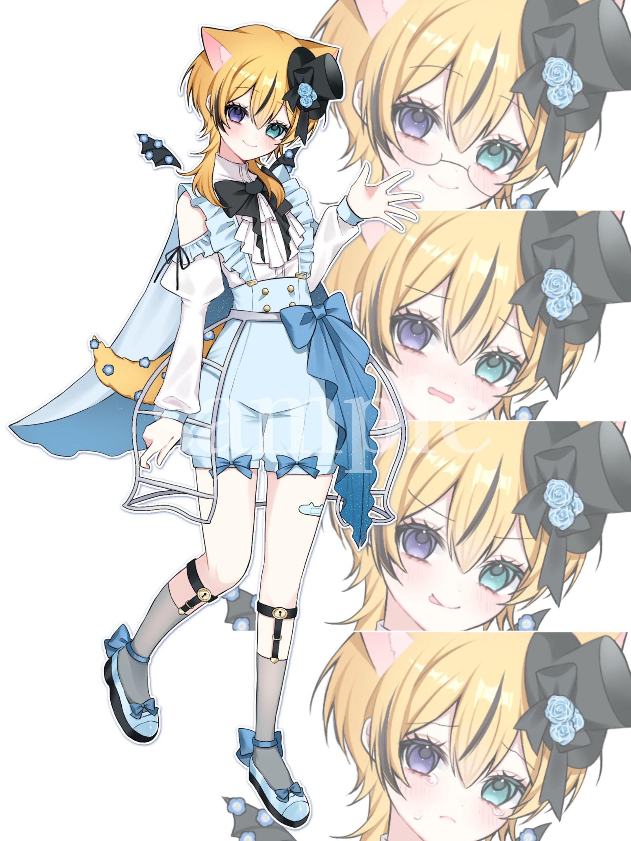 立ち絵 キャラクターデザイン-1