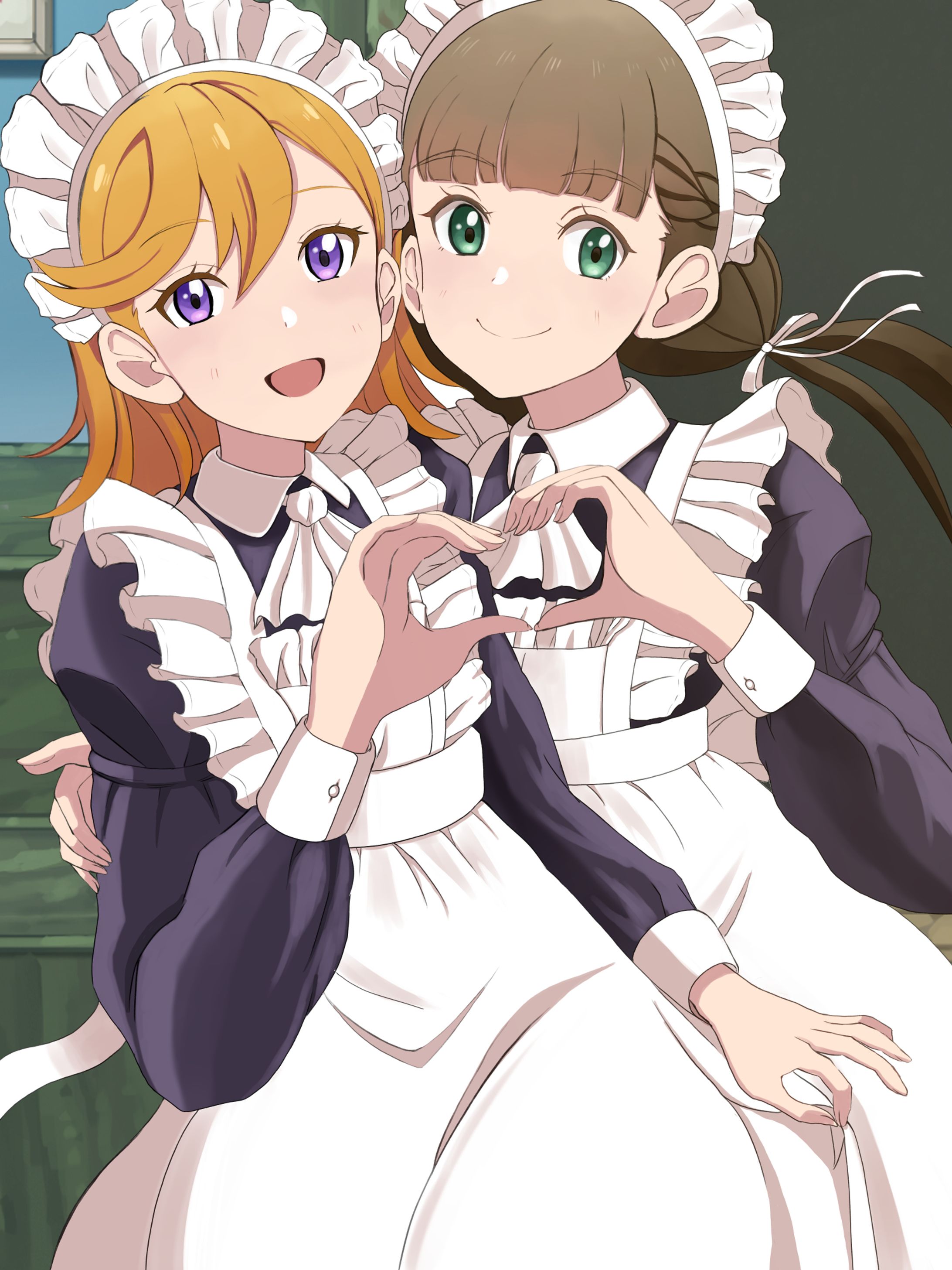 メイド 澁谷かのん 桜小路きな子-1