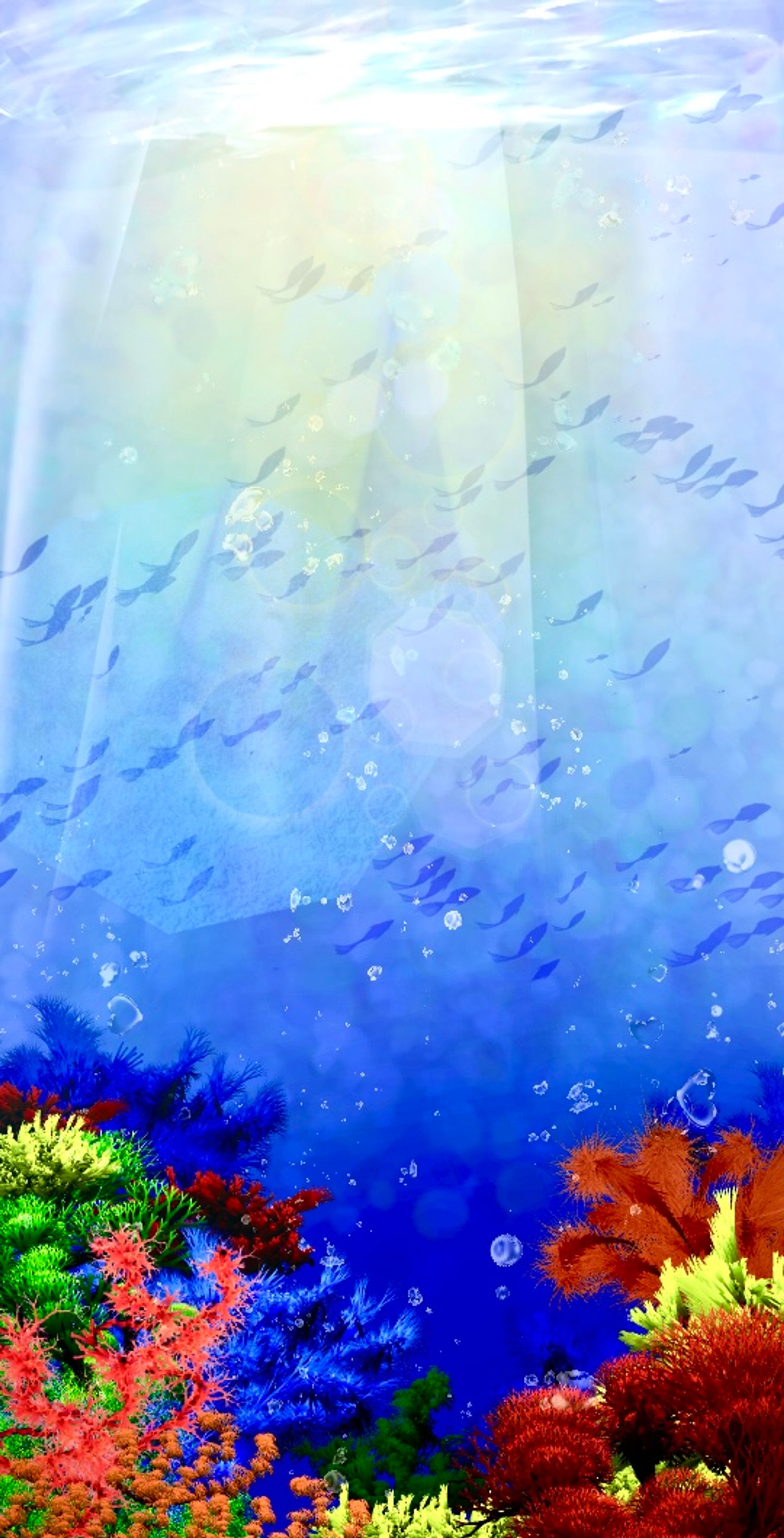 背景イラスト（海）-1