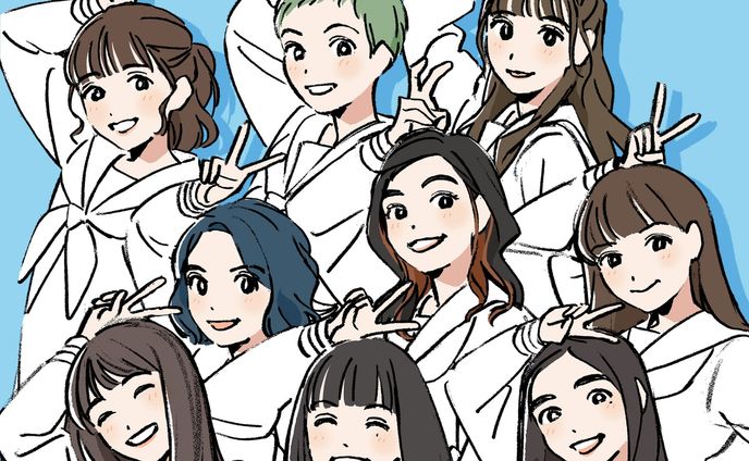 私立恵比寿中学「ちゅうおん2021」グッズイラスト