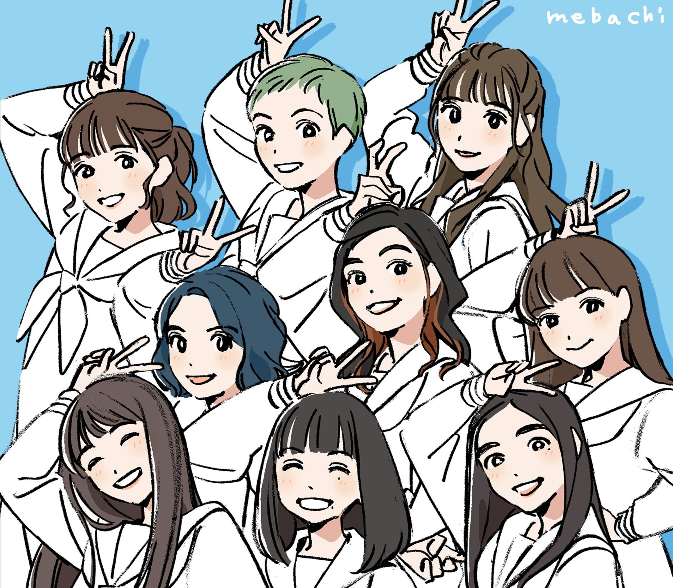 私立恵比寿中学「ちゅうおん2021」グッズイラスト-1
