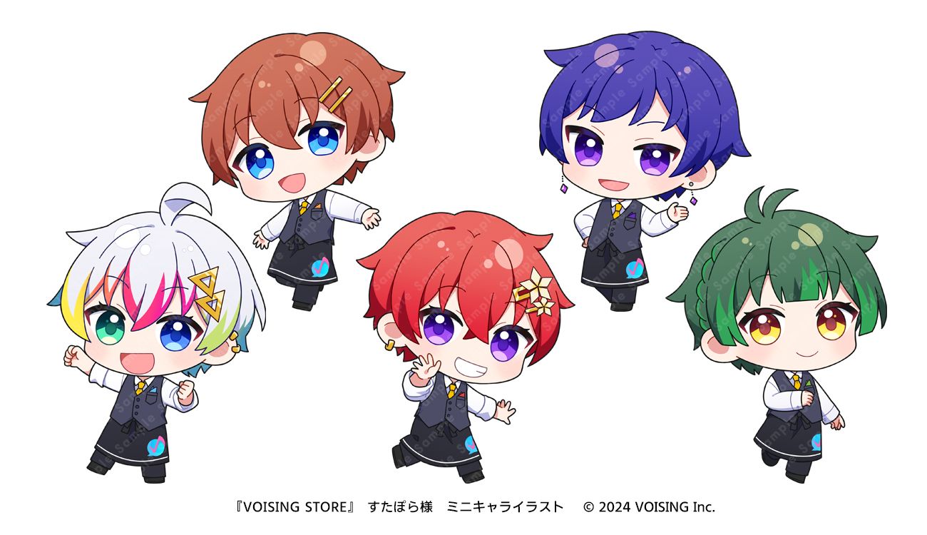 株式会社VOISING『VOISING STORE』すたぽら様 イラスト