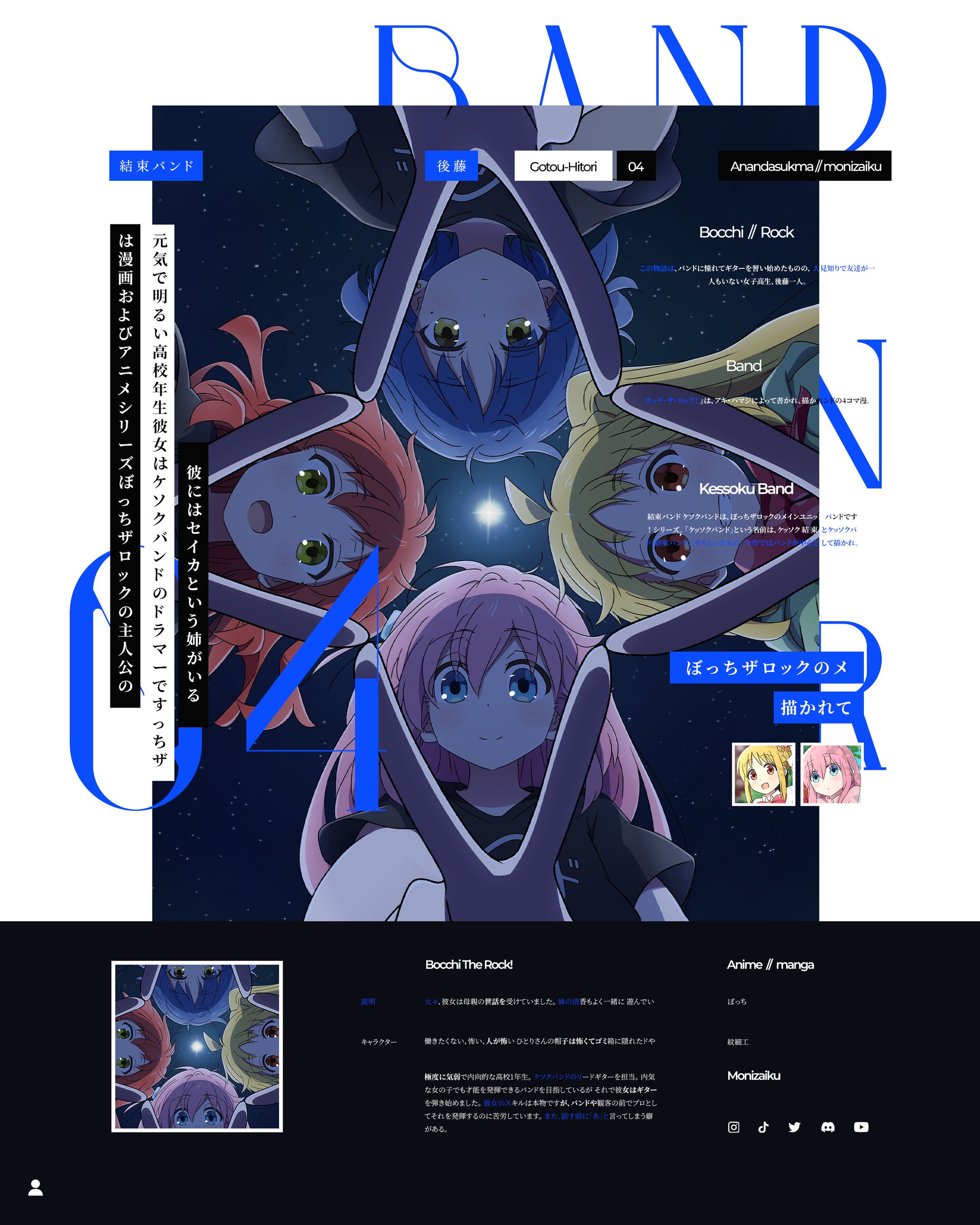 Poster - Bocchi The Rock Design Anime-1