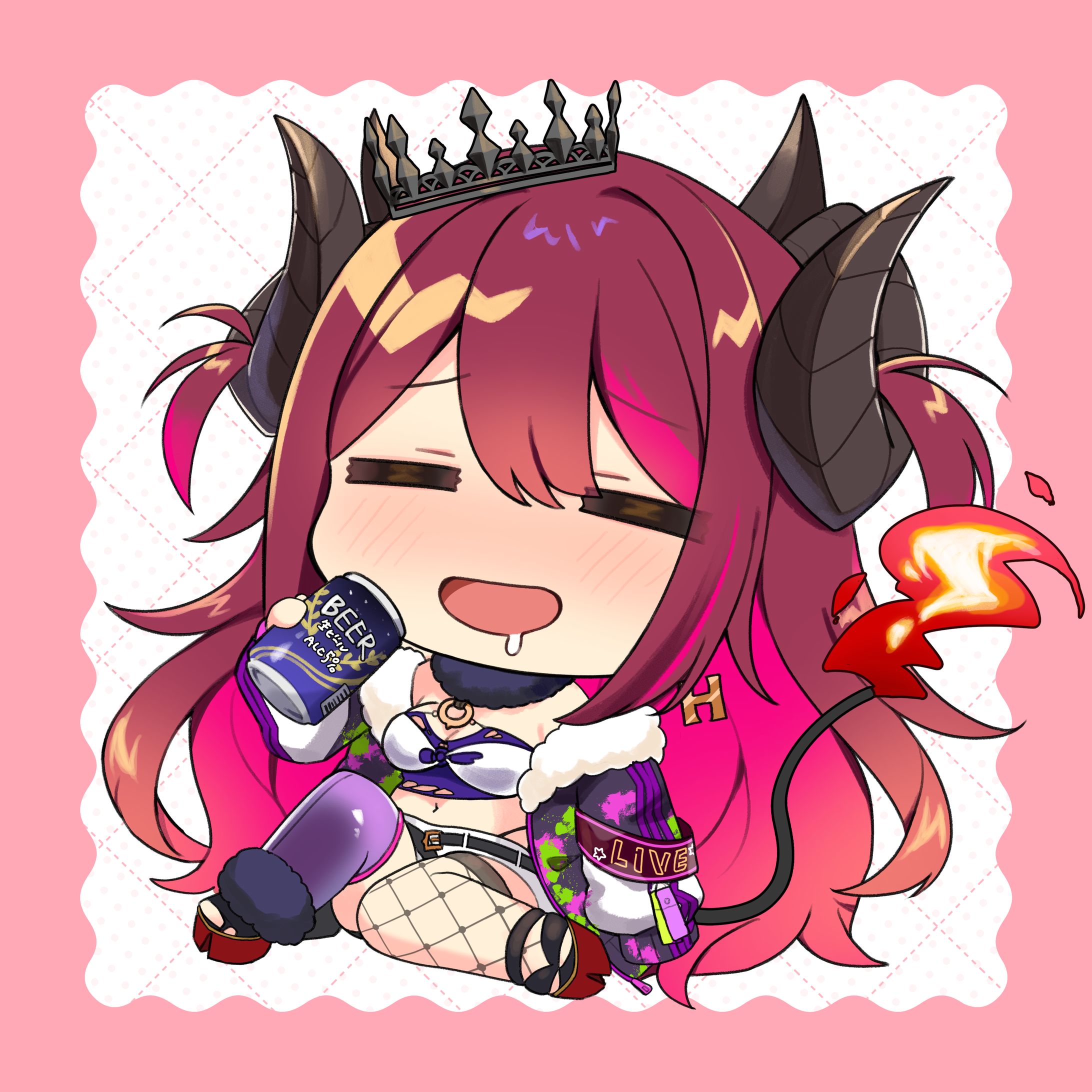 【skeb】遊火ナヴィア様SDイラスト-1