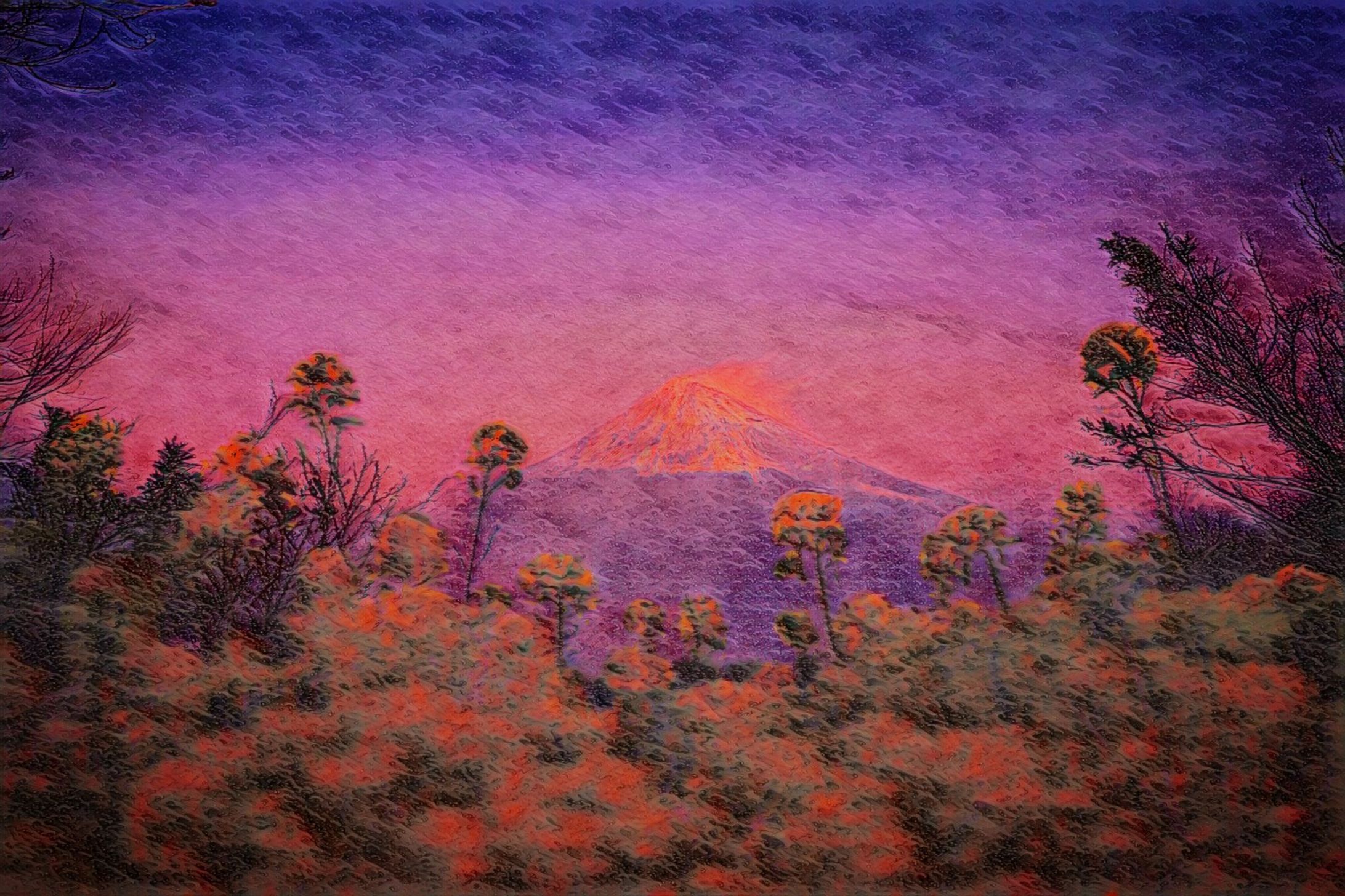 赤富士　Red Mt.fuji
edited by using photoshop

#abstractarts
#arte
#デジタルアート
#抽象
#アートワーク
#アート作品
#artstagram
#油彩
#写真
#美術鑑賞
#アートがある暮らし
#アート好きな人と繋がりたい #artlover
#アートワーク#artworld
#flowerinstagram #flowerdrawing #abstractdrawer #美術好きな人と繋がりたい
#アートが好きな人と繋がりたい #絵がすき
#絵が好きな人と繋がりたい
#アートギャラリー
#artphoto
#アートコレクター
#色鮮やか#drawinglines
#アート好き
#写真が好き
#写真-1