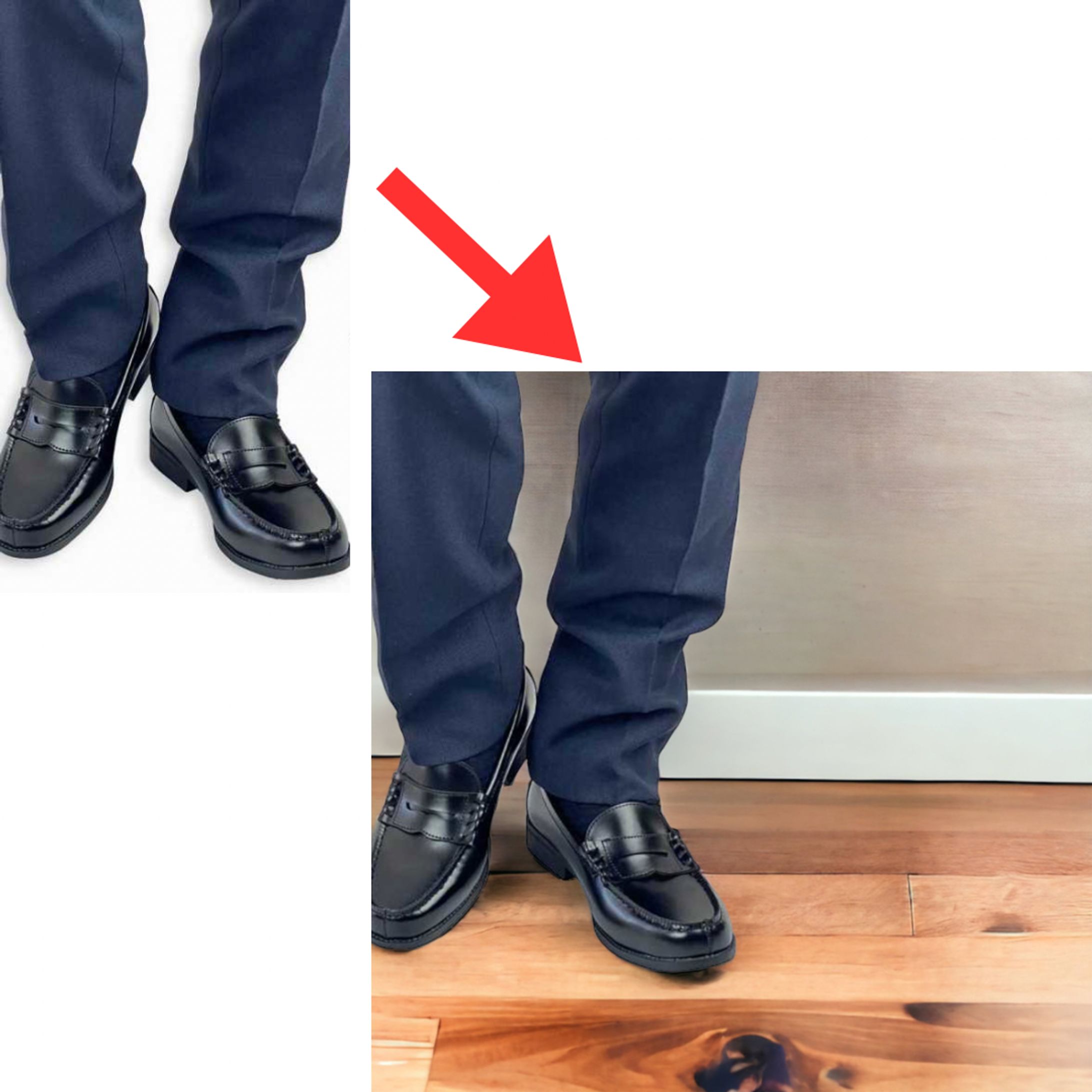 高校生の足元の背景変更（画像編集）-1