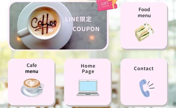リッチメニューFood menu