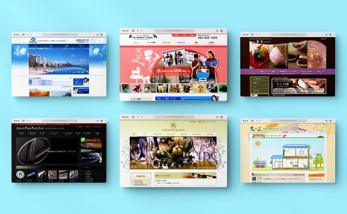 【制作実績】WEBサイトデザイン(2011年まで)
