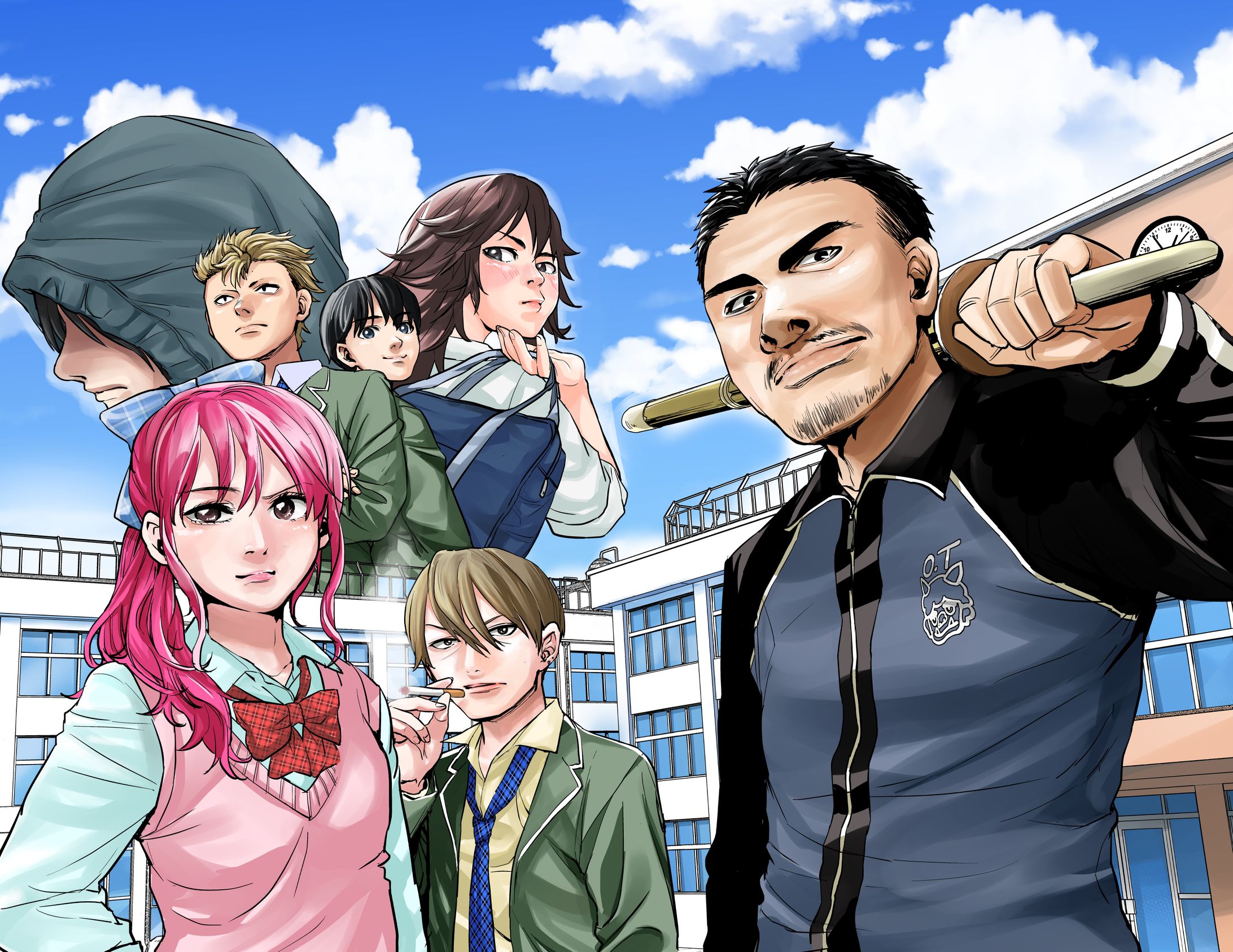【ジャンプ+】3年C組鬼瓦先生 ～なぜか皆に好かれている体育教師～-1