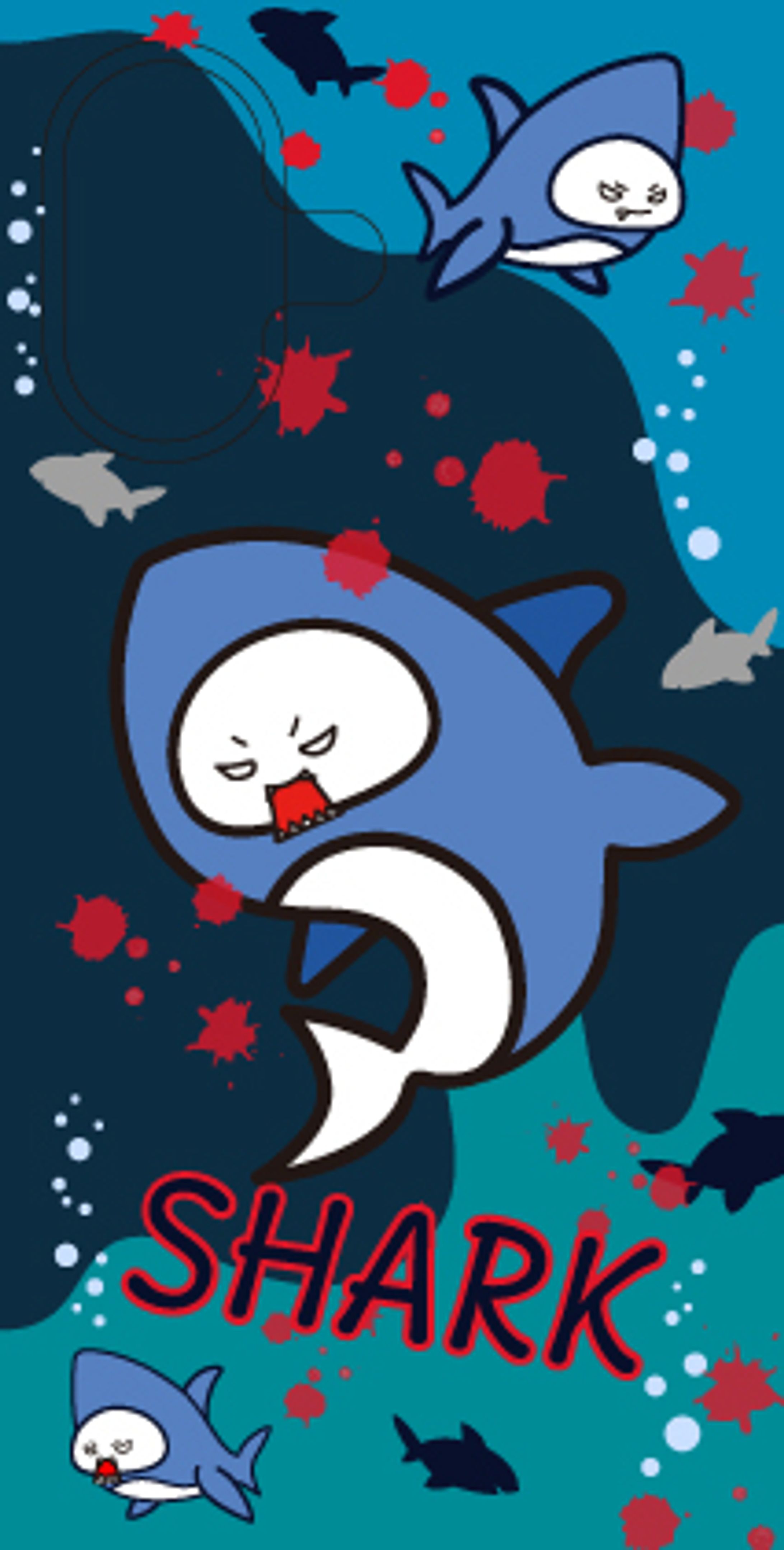 【プロダクト】ちはえもん×SHARK - カプセルデザイン・スマホケース-1