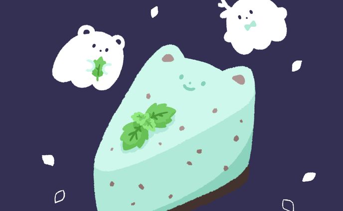 ミントケーキとおばけ